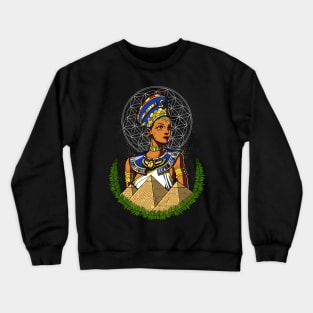 Egyptian Queen Nefertiti Crewneck Sweatshirt